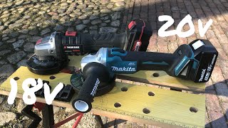 Makita vs Parkside Performance Flex Vergleich PWSAP 20 Li C3 vs DGA 504 Comparison Anglegrinder [upl. by Oriaj]