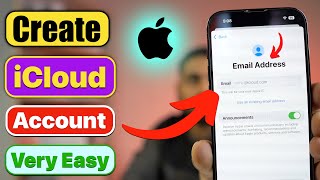 How to Create iCloud Account in iPhone  Create Apple ID in iPhone Latest Method 2024 [upl. by Ahsan]