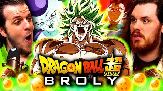 First Time Reaction to Dragon Ball Super Broly [upl. by Kaasi]