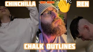 Ren x Chinchilla Chalk Outlines Live First Time Hearing Reaction Brilliant Work of Art 🔥 [upl. by Forrest]