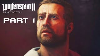 Wolfenstein II The New Colossus พากย์ไทย Part 1 นั่งรถเข็นฝ่าดงนาซี [upl. by Llewxam]