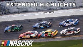 Drama filled Daytona 500 decided in Overtime  Extended Highlights [upl. by Sephira]