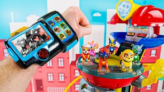 Paw Patrol Toy Video  ताकतवर पिल्ले बनाम बैटल रोबोट [upl. by Etnohs]