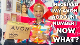 I RECEIVED MY AVON ACCOUNT NUMBER NOW WHAT [upl. by Coco239]