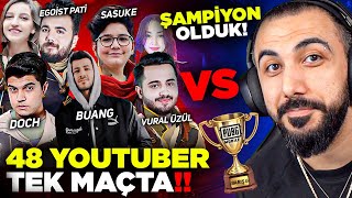 48 YOUTUBERA KARÅI BÃœYÃœK KAPIÅMA ATLANTÄ°S TURNUVASI ÅAMPÄ°YONU OLDUK ğŸ†  PUBG MOBILE [upl. by Dlanger]