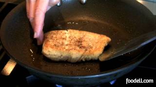 Pan frying fish [upl. by Bess]