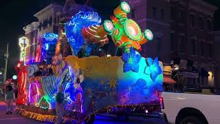 Mardi Gras Parade  First Night  2024  Universal Studios Orlando [upl. by Ahsieken]