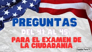 Preguntas en español para el examen de la Ciudadania Americana [upl. by Holbrooke]