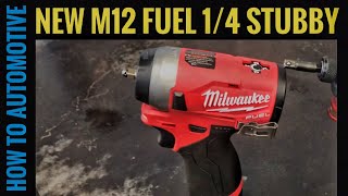 Review Of The New Milwaukee Tools 14 M12 Fuel Stubby Impact Wrench Kit [upl. by Olecram]