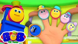 Bob The Train Finger Family Song  Train Family Fun Song  More Nursery Rhymes amp Kids Songs [upl. by Irrahs]