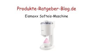 Test Eismaxx Softeis Maschine [upl. by Clifford97]