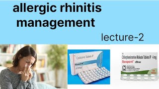 Allergic rhinitis management lecture2Mast cell stabilizers ampnasal decongestant [upl. by Nagyam]