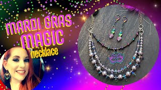 Mardi Gras Magic Necklace Project [upl. by Winfrid]