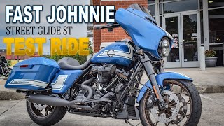 2023 Harley Davidson Street Glide ST Fast Johnnie Test Ride and Review [upl. by Aleet911]