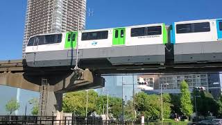 Monorail trip from Tennozu Isle to Hamamatsucho Oct 13 2023 [upl. by Ecnerat]