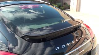 HD VIDEO 2012 PORSCHE PANAMERA 4S BLACK USED FOR SALE SEE WWW SUNSETMILAN COM [upl. by Garibull84]