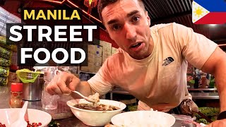 Insane Street Food Hunt In Manila Malate  Philippines 🇵🇭 [upl. by Ecnirp762]