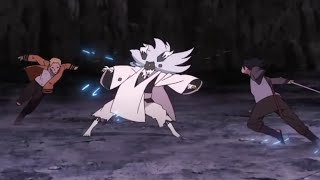 Momoshiki Vs Naruto Ve Sasuke  Türkçe Altyazılı [upl. by Motteo]