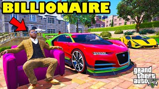 Franklin Made Billion Dollars And Become The Richest Person In GTA 5  SHINCHAN and CHOP [upl. by Ycnej729]