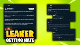 Fortnite Community Lashes Out at iFireMonkey for Posting More Than Just Leaks  TwitterX Drama [upl. by Ueih]