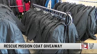 Coat Giveaway at Rescue Mission of Utica [upl. by Inalak]