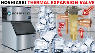 HVACR Service Call Hoshizaki Ice Maker Thermal Expansion Valve Replacement TXV Installation [upl. by De Witt]