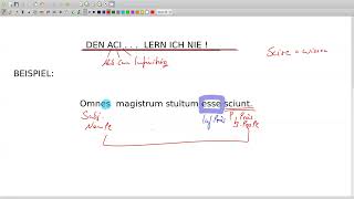 GETIDEASLATEIN DER ACI  VORZEITIG UND GLEICHZEITIG WAS DAS DENN [upl. by Wawro]