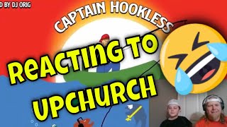 Reacting To Upchurchs quotCaptain Hooklessquot official Audio country music reaction [upl. by Tihor281]