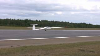 SZD41A Jantar Standard takeoff and landing [upl. by Yrakaz585]