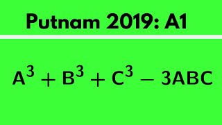 Putnam Exam  2019 A1 [upl. by Rhoda]