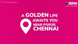 Walkthrough  Codename Golden Ticket  Shriram Properties  Chennai [upl. by Acnalb]