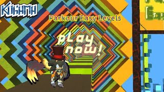 Kogama Parkour Easy Levels [upl. by Nylle]