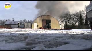 Brand Hennepkwekerij Wim de Körverstraat Boxmeer [upl. by Zul]