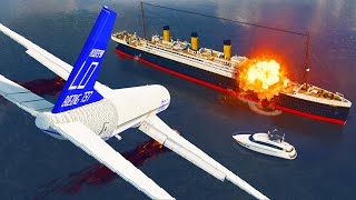 Realistic Plane Shootdown Crashes w Ragdolls 😱 Teardown [upl. by Mendoza]