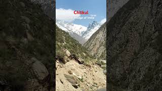 Chitkul village kalpa  travel travel viralvideo mountains ytshorts public [upl. by Novej]