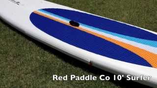 Red Paddle Co 10 Surfer inflatable stand up paddle board  walk around [upl. by Noirred]