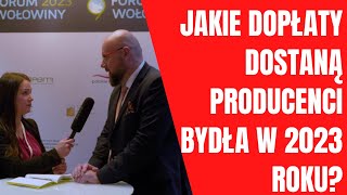 Jacek Zarzecki dopłaty i dofinansowania dla hodowców bydła mięsnego w 2023 r [upl. by Ttsepmet]