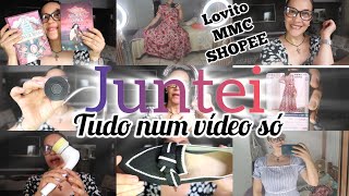 LOVITO ❤️ MINHA BIBLIOTECA CATÓLICA E COMPRINHAS DA SHOPEE 🎉 TUDO JUNTO NUM VÍDEO SÓ 😁 PACOTINHOS 😃 [upl. by Figueroa876]