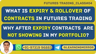 What is Expiry and Rollover in Futures Contracts  When Nifty amp Bank Nifty Futures amp Options Expire [upl. by Rillings483]