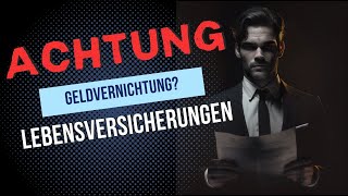 Gefahr Lebensversicherung und Rentenversicherung ☠️ Jetzt sofort verkaufen 🔥 lebensversicherung [upl. by Assilac]