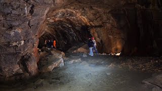 Exploring the Lava River Cave near Flagstaff [upl. by Ettenor417]