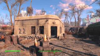 Fallout 4  Power Armor South Boston Military Checkpoint [upl. by Aitnis]