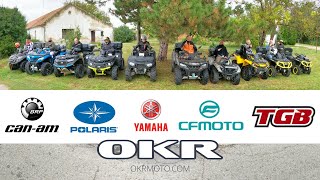 CFMOTO TGB CanAm Yamaha Polaris  Jazda test a porovnanie štvorkoliek [upl. by Ulrica]