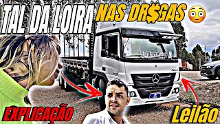 TAL DA LOIRA PERDEU TUDO PARA AS DRGAS SEU CAMINHÃO FOI A LEILÃO [upl. by Aticnemrac762]