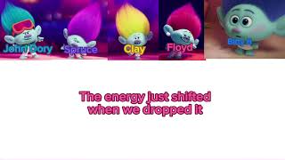 Brozone  Perfect Color Coded Lyrics Movie Scene Version Trolls Band Together [upl. by Aiva674]