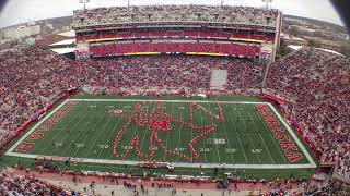 Cornhusker Marching Band Hyper Halftime Iowa 2023 [upl. by Schnell]