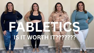 Is it worth it Fabletics  How to use it  Fabletics haul  Tryon  Fabletics review  Size XXL [upl. by Lebiralc986]