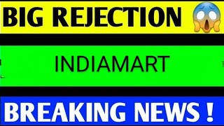 indiamart share latest news today indiamart share analysis indiamart share target [upl. by Shifrah646]