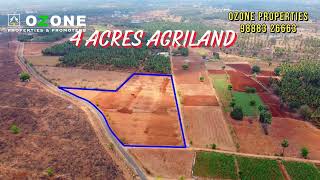 4 Acres Agriland for Sale in Coimbatore Nachipalayam Othakalmandapam toVelanthavalam Main Road [upl. by Faruq]