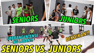 JUNIORS VS SENIORS  SOBRANG INTENSE AT SERYOSO NG LABAN  DIKDIKAN  S2 vlog 340 [upl. by Auahsoj516]